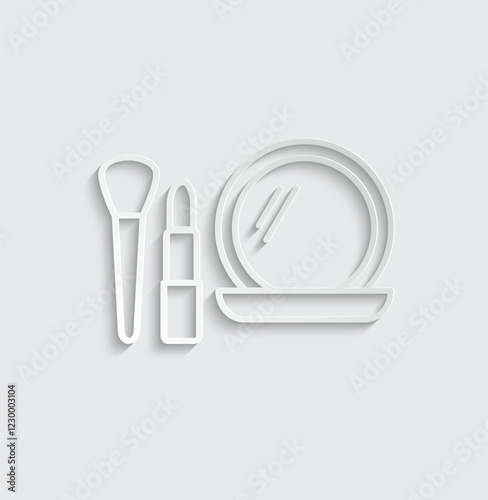 mirror icon beauty salon logo cosmetology icon