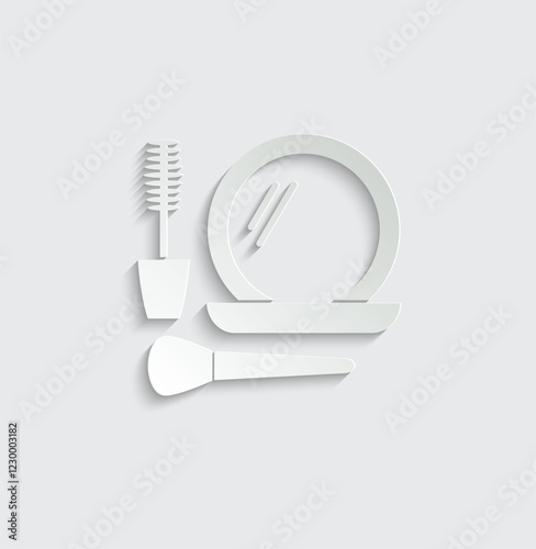 mirror icon beauty salon logo cosmetology icon