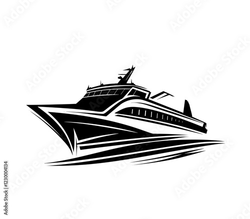 Ship and Boat Icons - Classic Line Series
