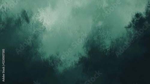 Dark Green Textured Background Evokes Mystery and Nature's Depths