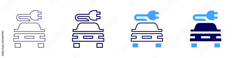 EV maintenance icon in 4 different styles. Thin Line, Line, Bold, and Bold Line. Duotone style. Editable stroke EV maintenance icon in 4 different styles. Thin Line, Line, Bold, and Bold Line. Duotone style. Editable stroke
