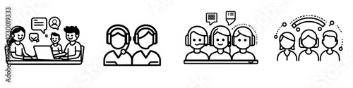 Connecting through virtual communication with diverse groups for collaboration and support