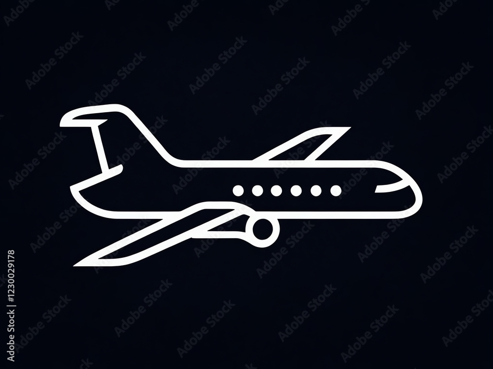 minimalist airplane icon line drawing, simple black and white airplane outline, airplane symbol with clean linear design, flight, travel, aviation, airline, aircraft, transportation, journey minimalist airplane icon line drawing, simple black and white airplane outline, airplane symbol with clean linear design, flight, travel, aviation, airline, aircraft, transportation, journey