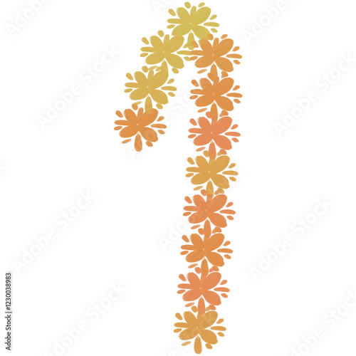 Enhance your numbers with elegant floral art! Download beautifully crafted floral number designs, perfect for any creative project.
