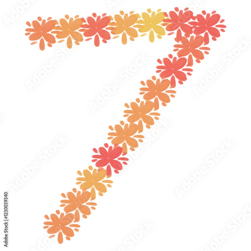 Enhance your numbers with elegant floral art! Download beautifully crafted floral number designs, perfect for any creative project.