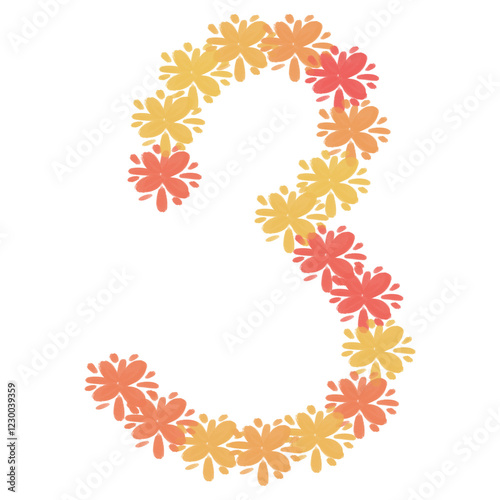 Enhance your numbers with elegant floral art! Download beautifully crafted floral number designs, perfect for any creative project.