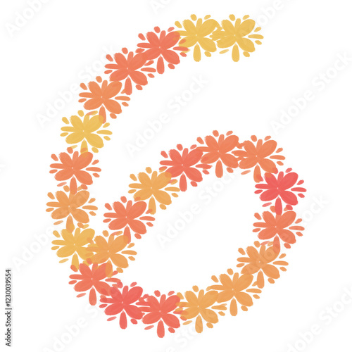 Enhance your numbers with elegant floral art! Download beautifully crafted floral number designs, perfect for any creative project.