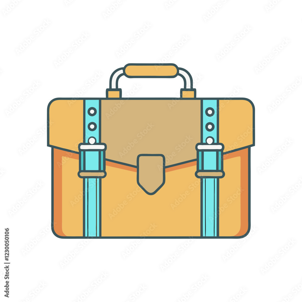 Business Briefcase Icon Vector logo design. Business Briefcase Icon Vector logo design.