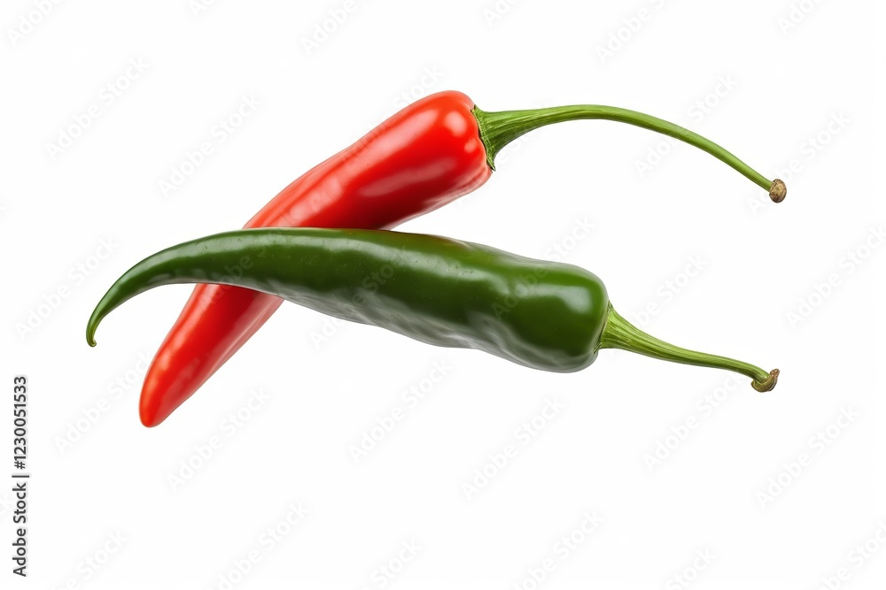 there are two peppers that are sitting next to each other there are two peppers that are sitting next to each other