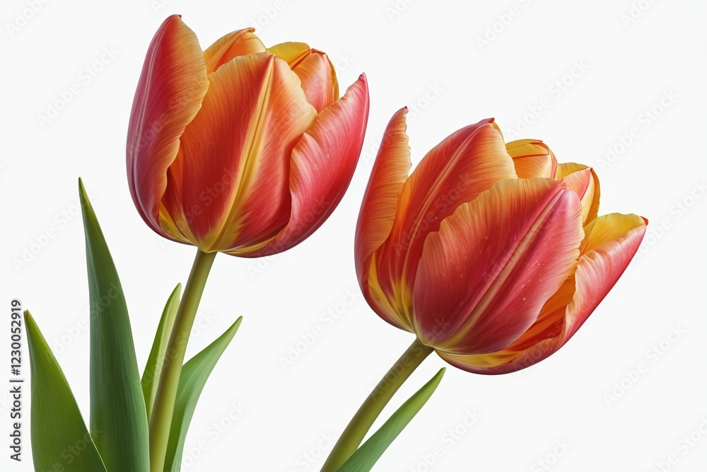 there are two orange and yellow flowers in a vase there are two orange and yellow flowers in a vase