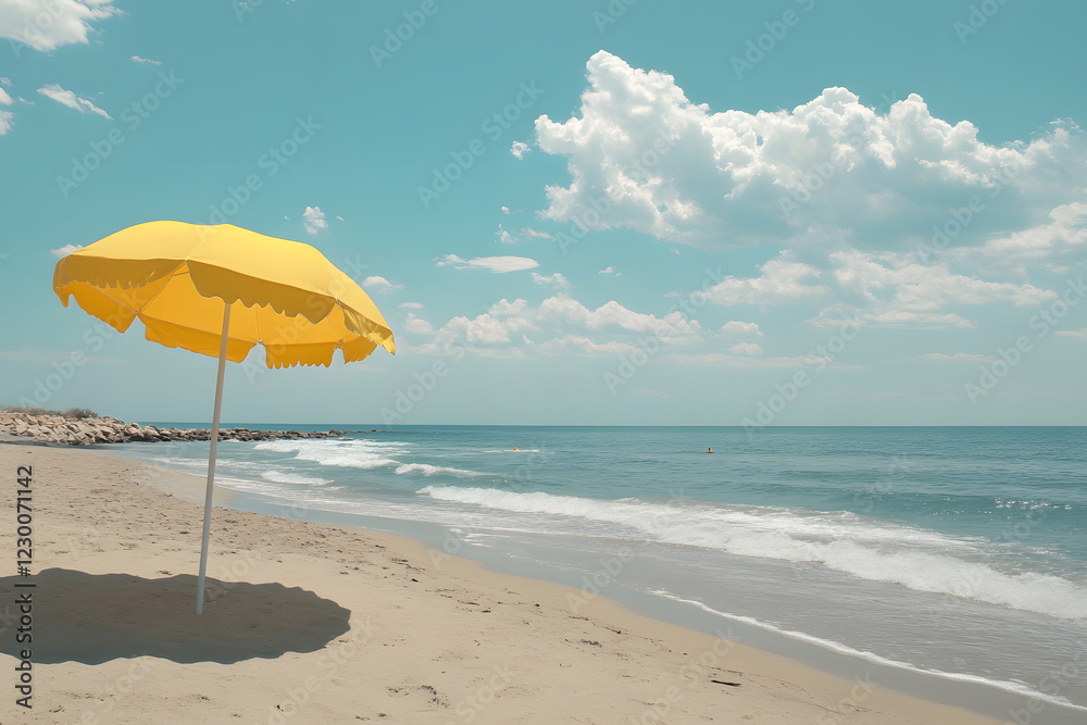 Summer Vacation - Accessories In Tropical Beach With Defocused Ocean, Summer Background Summer Vacation - Accessories In Tropical Beach With Defocused Ocean, Summer Background