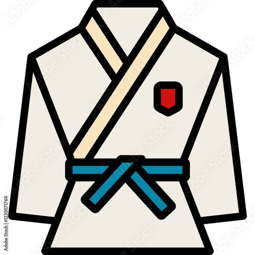 karate suit icon
