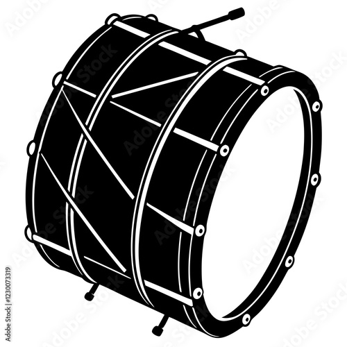 drum isolated on white