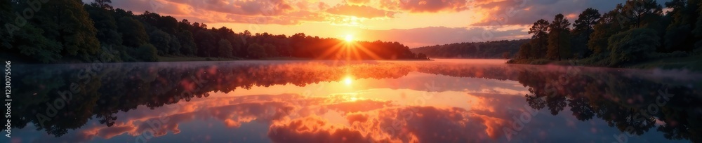 Reflexionen im Spiegelwasser bei Sonnenuntergang, Farben, Licht Reflexionen im Spiegelwasser bei Sonnenuntergang, Farben, Licht