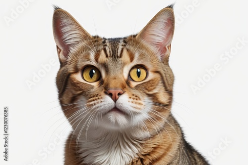 there is a cat that is looking up at something