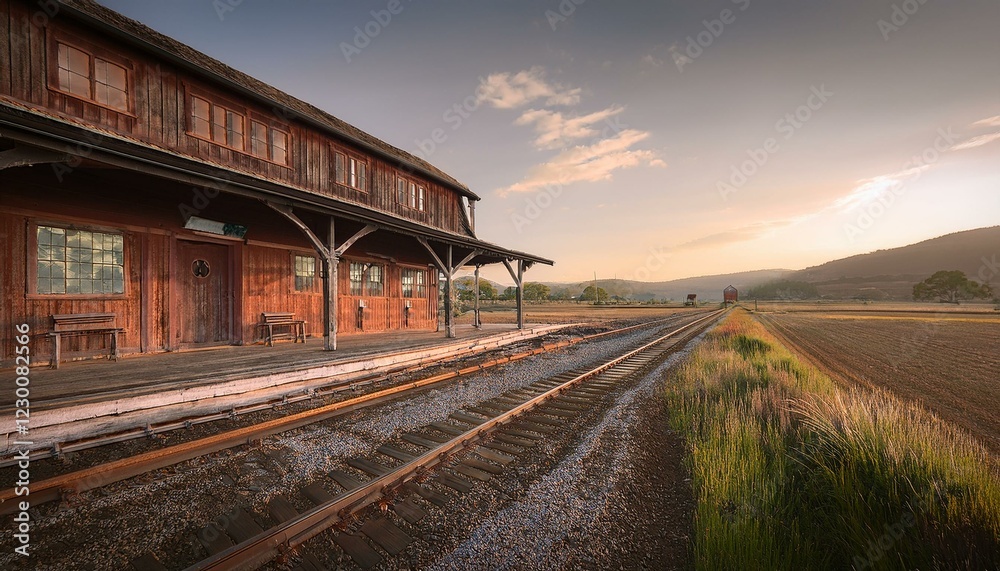 The sound of footsteps on the wooden platform echoes. The sound of footsteps on the wooden platform echoes.