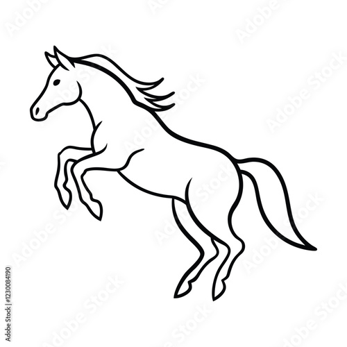 horse jumping 