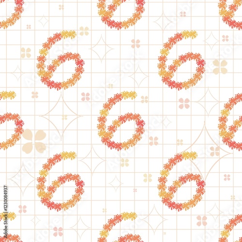 Flowers woven into numbers—elegant, gentle, and full of life.