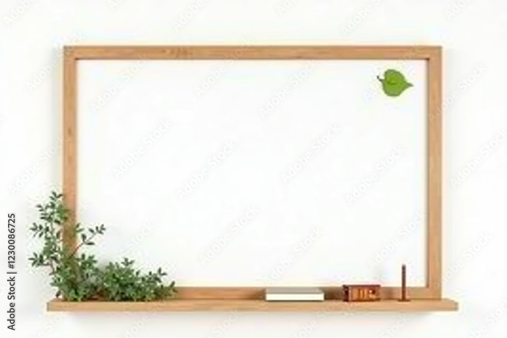 Minimalist Wooden Shelf with Greenery and Books – Modern Interior Design Minimalist Wooden Shelf with Greenery and Books – Modern Interior Design
