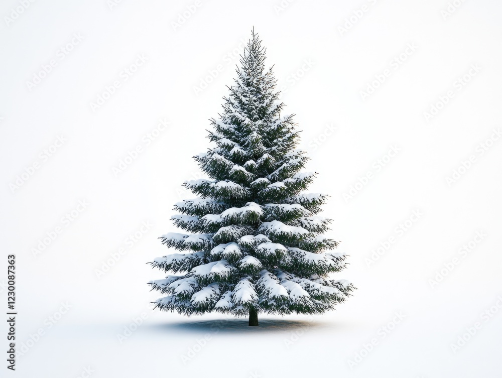 Snowy Christmas Tree Snowy Christmas Tree