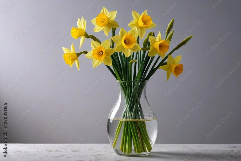 there is a vase with yellow flowers in it on a table there is a vase with yellow flowers in it on a table