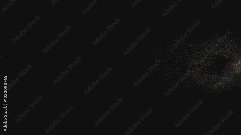 Pink and Green Energy Particles Animation