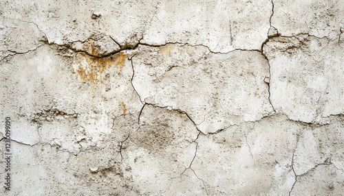 Cracked Concrete Wall Texture Background