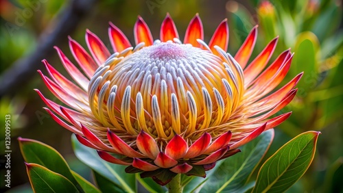 King Protea Flower Close-up photo