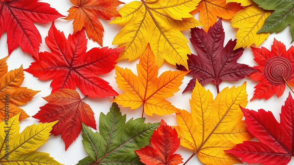 Autumn Leaves Grunge Stamps - Oak, Maple, Sycamore Autumn Leaves Grunge Stamps - Oak, Maple, Sycamore