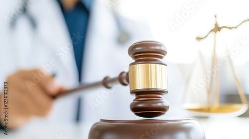 Medical Compliance Review, Doctors and legal experts collaboratively evaluating healthcare policies, ensuring adherence to regulations and improving patient care standards.