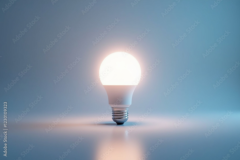 Illuminated Simplicity: Minimalist Light Bulb Design