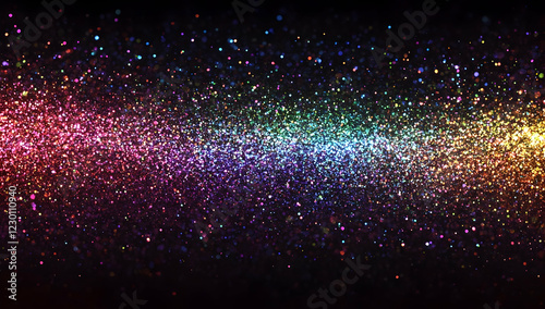 rainbow glitter background, rainbow colors, rainbow bokeh lights, rainbow light particles, 