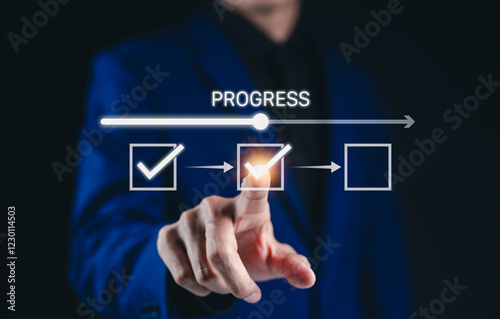 Foto Progress Tracking and Task Management Concept