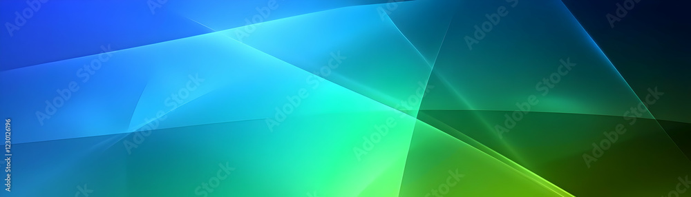 Abstract Green Blue Gradient Background Illustration