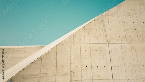 Dark concrete wall texture with soft  lighting, industrial and minimalistic, high-resolution