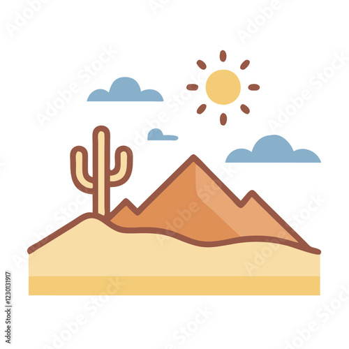 desert icon design