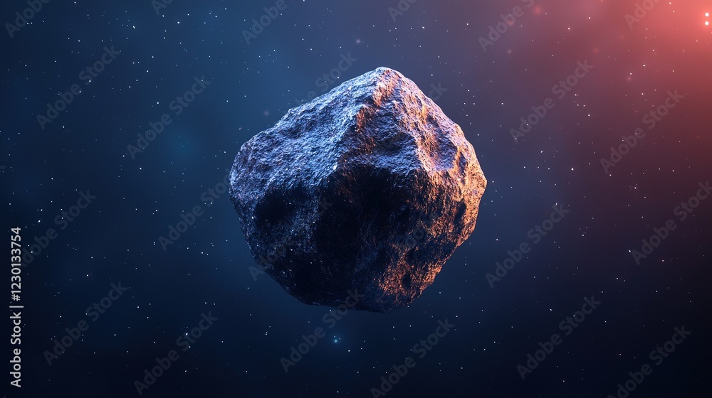Asteroid approaching earth space exploration 3d render cosmic environment aerial view astrobiology concept Asteroid approaching earth space exploration 3d render cosmic environment aerial view astrobiology concept
