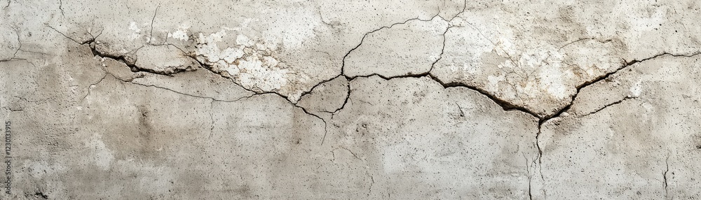 Obraz premium Cracked Concrete Wall Texture Background