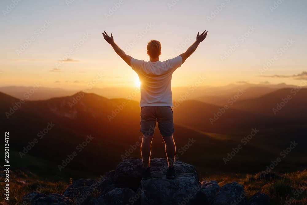 Freiheit und Erfolg in der Natur bei Sonnenuntergang
Freiheit und Erfolg in der Natur bei Sonnenuntergang