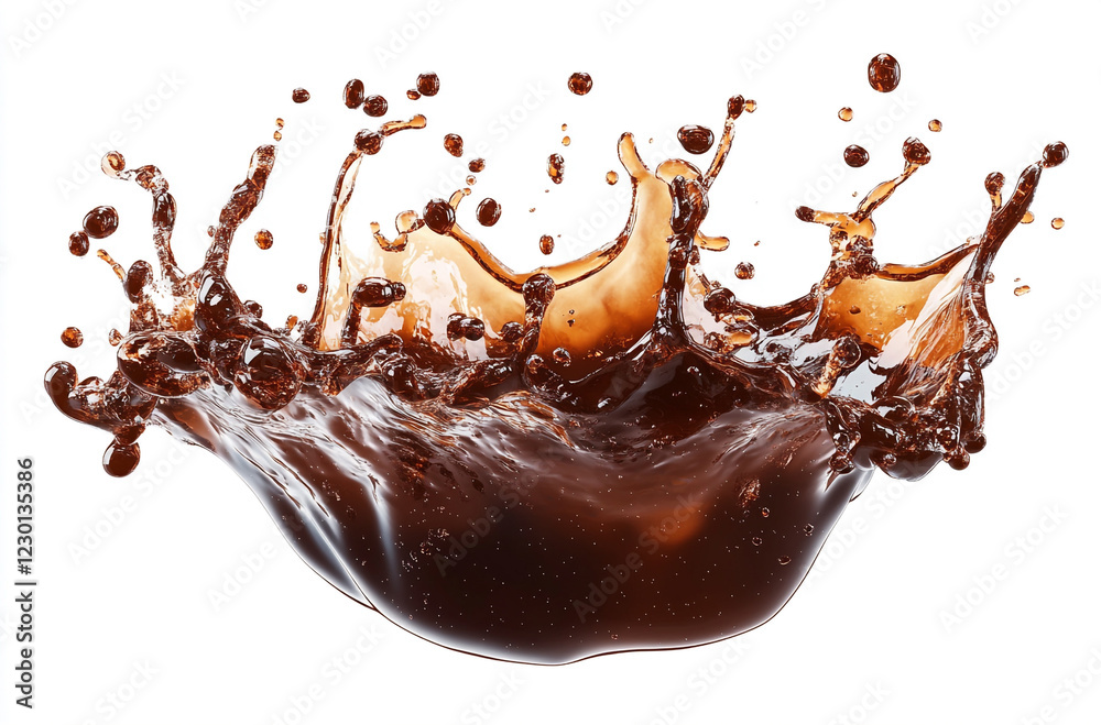 Liquid Chocolate Explosion with Smooth Texture Liquid Chocolate Explosion with Smooth Texture