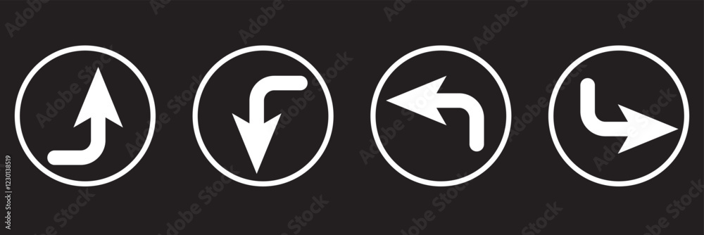 Simple up and down arrows. Upward, downward arrows in green and red isolated on white background, set of two. Flat style eps 10 vector illustration. Simple up and down arrows. Upward, downward arrows in green and red isolated on white background, set of two. Flat style eps 10 vector illustration.
