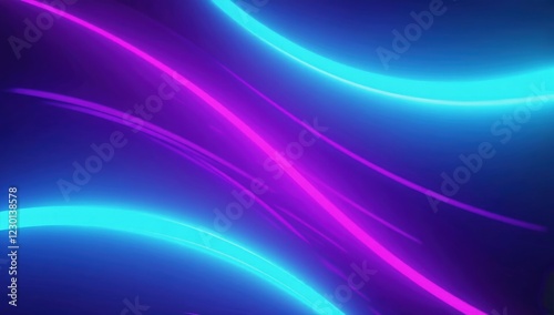Neon glow gradient with smooth purple and blue transitions, vibrant and futuristic, high-resolution