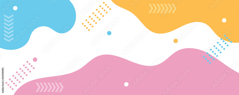 Abstract memphis background. Fluid shapes composition. Eps10 Abstract memphis background. Fluid shapes composition. Eps10