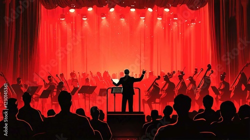 Vibrant Nightlife Scene at a Live Concert with Dancing Crowd and Colorful Lights