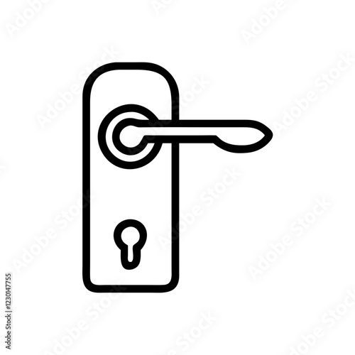 door knob icon design