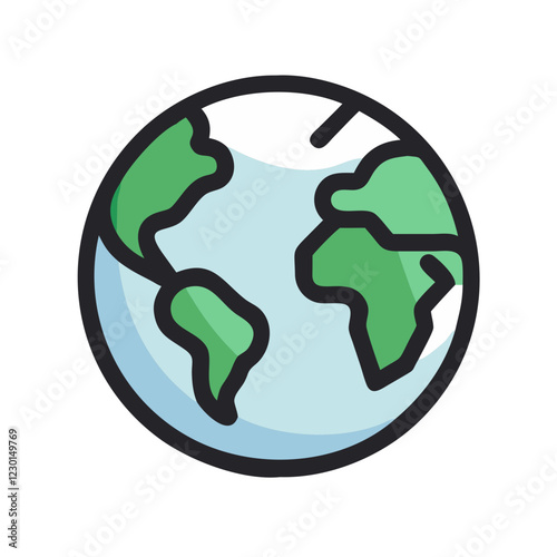 earth icon design