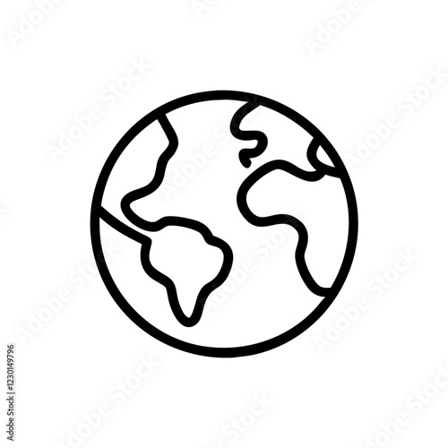 earth icon design