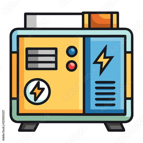 electric generator icon design