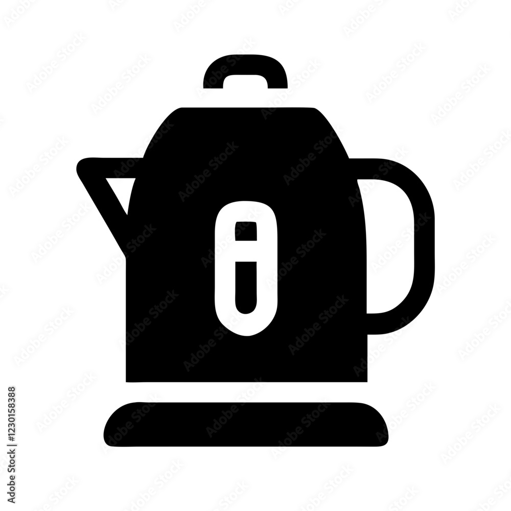 Obraz premium electric kettle icon design