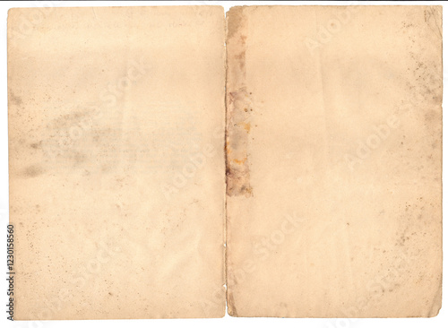 Isolated antique vintage paper texture surface.

